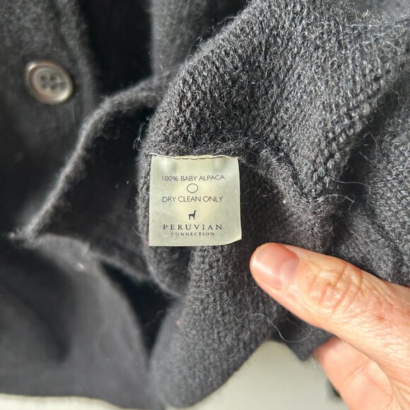 Peruvian Connection 100% Baby Alpaca Cardigan Size M - Picture 5 of 5